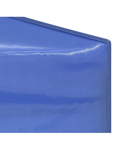 Tenda per Feste Pieghevole Blu 3x3 m
