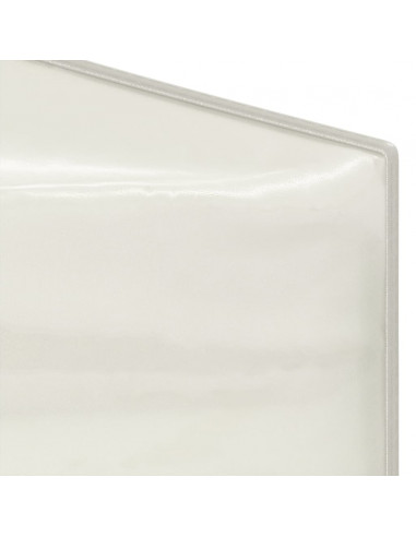 Tenda per Feste Pieghevole con Pareti Laterali Crema 2x2 m