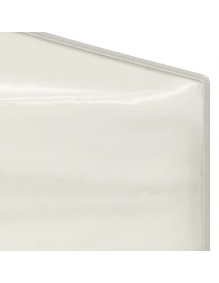 Tenda per Feste Pieghevole con Pareti Laterali Crema 2x2 m