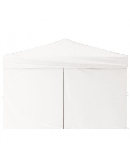 Tenda per Feste Pieghevole con Pareti Laterali Bianco 3x3 m