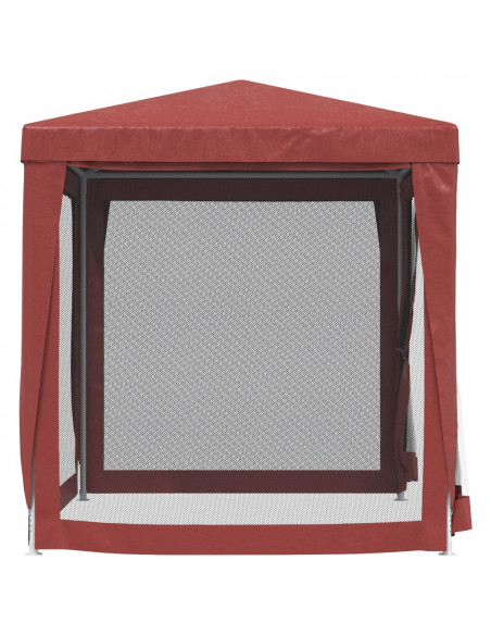 Tenda per Feste con Pareti Laterali in Rete 2x2 m HDPE