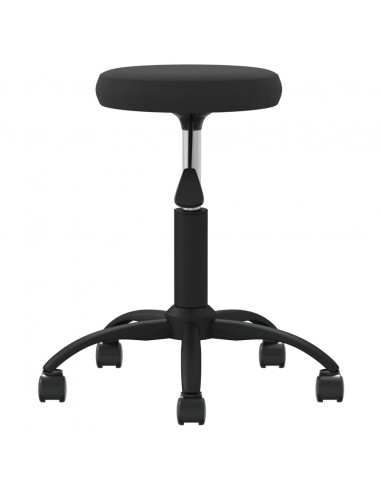 Sedia Girevole da Ufficio Nera in Velluto