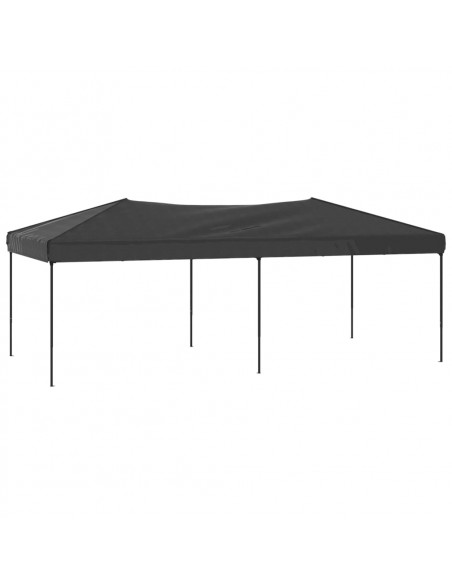 Tenda per Feste Pieghevole Antracite 3x6 m