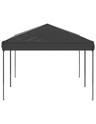 Tenda per Feste Pieghevole Antracite 3x6 m
