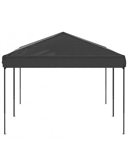 Tenda per Feste Pieghevole Antracite 3x6 m