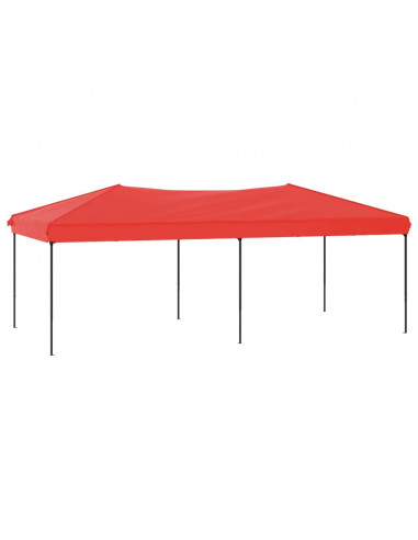 Tenda per Feste Pieghevole Rosso 3x6 m