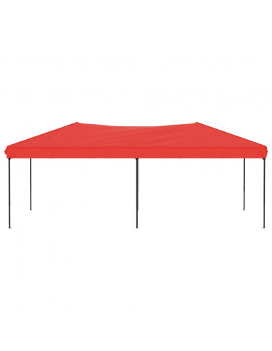Tenda per Feste Pieghevole Rosso 3x6 m