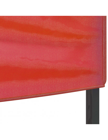 Tenda per Feste Pieghevole Rosso 3x6 m