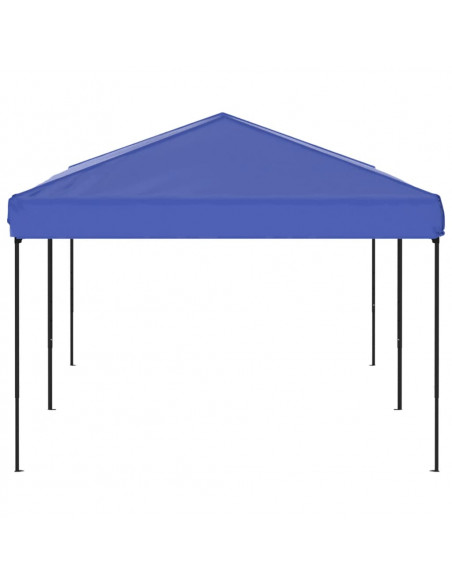 Tenda per Feste Pieghevole Blu 3x6 m