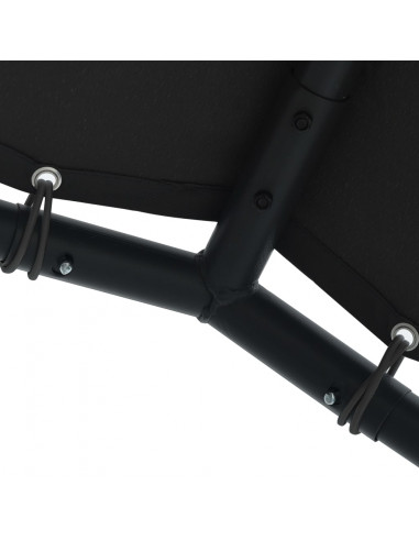 Tenda a Baldacchino Antracite 4x4 m in Acciaio e Tessuto