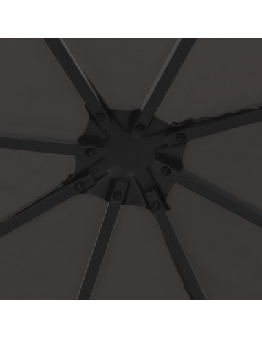 Gazebo 3x3 m Antracite
