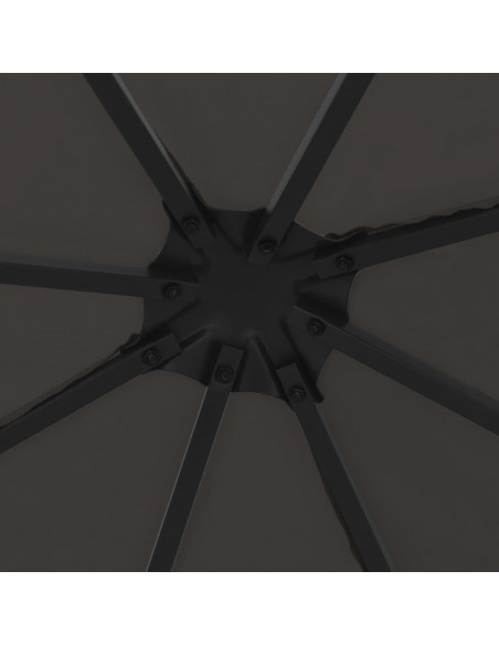 Gazebo 3x3 m Antracite