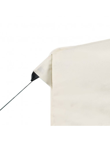 Gazebo Professionale Pieghevole in Alluminio 3x3m Crema