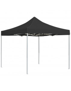 Gazebo Professionale Pieghevole in Alluminio 3x3 m Antracite 2