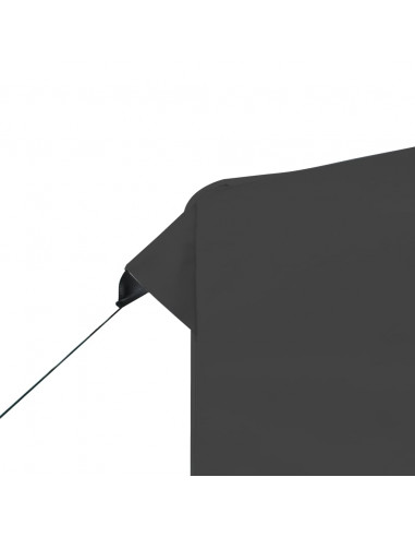 Gazebo Professionale Pieghevole in Alluminio 3x3 m Antracite