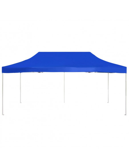 Gazebo Professionale Pieghevole Alluminio 6x3 m Blu