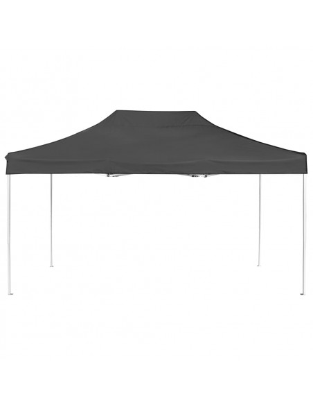 Gazebo Professionale Pieghevole Alluminio 4,5x3 m Antracite