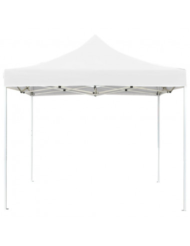Gazebo Professionale Pieghevole in Alluminio 3x3m Bianco