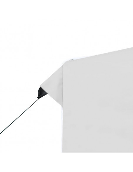 Gazebo Professionale Pieghevole in Alluminio 3x3m Bianco