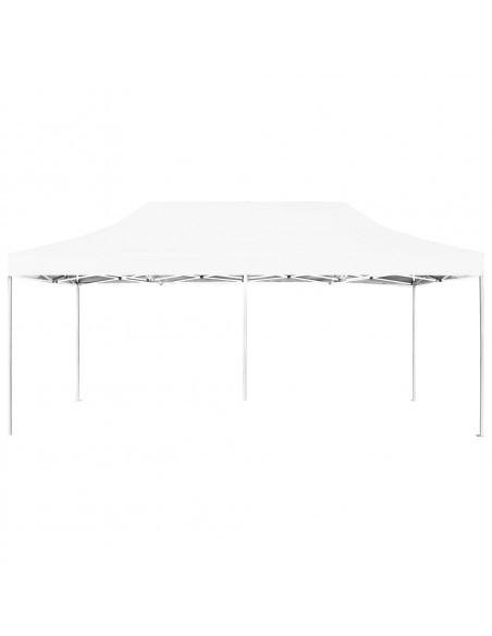 Gazebo Professionale Pieghevole Alluminio 6x3 m Bianco