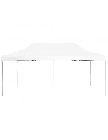 Gazebo Professionale Pieghevole Alluminio 6x3 m Bianco