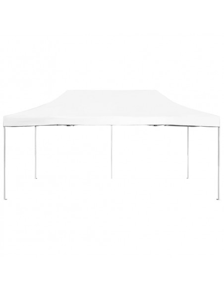 Gazebo Professionale Pieghevole Alluminio 6x3 m Bianco