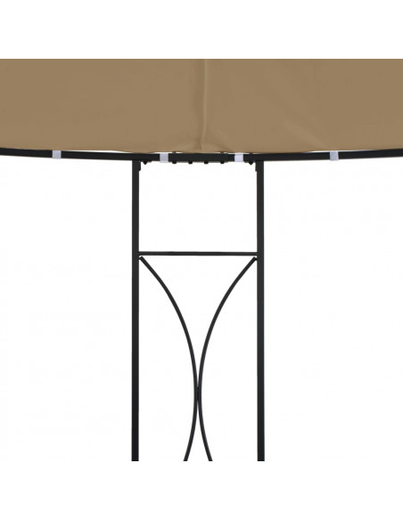Gazebo 300x290 cm Grigio Talpa Rotondo