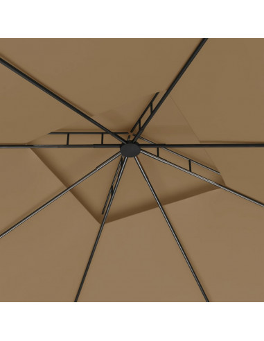 Gazebo 3x3x2,7 m Grigio Talpa 160 g/m²