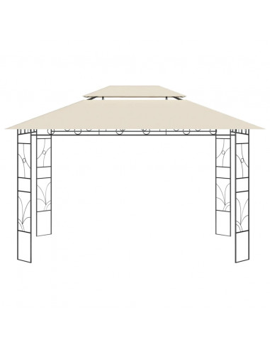 Gazebo 4x3x2,7 m Crema 160 g/m²