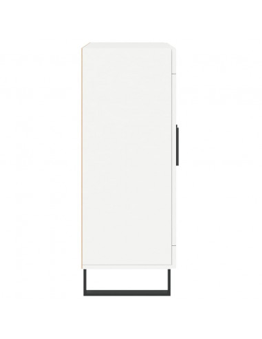 Credenza Bianca 69,5x34x90 cm in Legno Multistrato