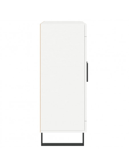 Credenza Bianca 69,5x34x90 cm in Legno Multistrato
