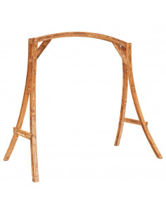 Altalena in Legno Ricurvo con Finitura in Teak 2