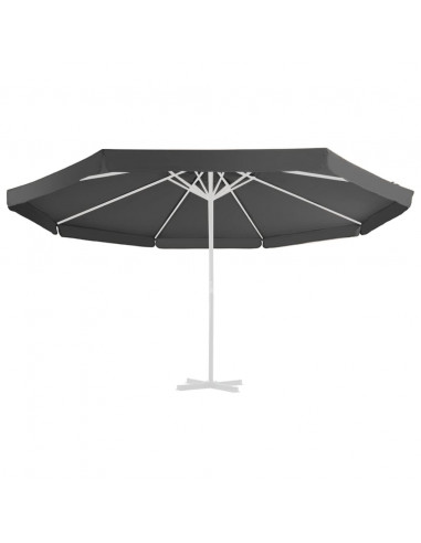 Telo di Ricambio per Tenda da Sole Antracite 500 cm