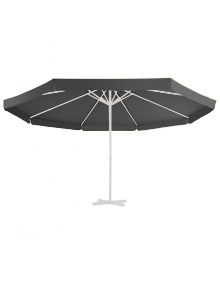 Telo di Ricambio per Tenda da Sole Antracite 500 cm