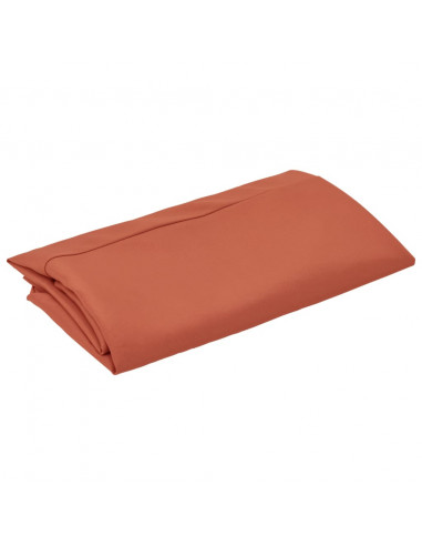 Telo di Ricambio per Ombrellone Terracotta 300 cm