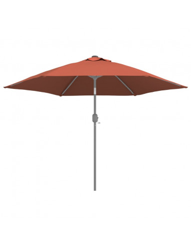 Telo di Ricambio per Ombrellone Terracotta 300 cm