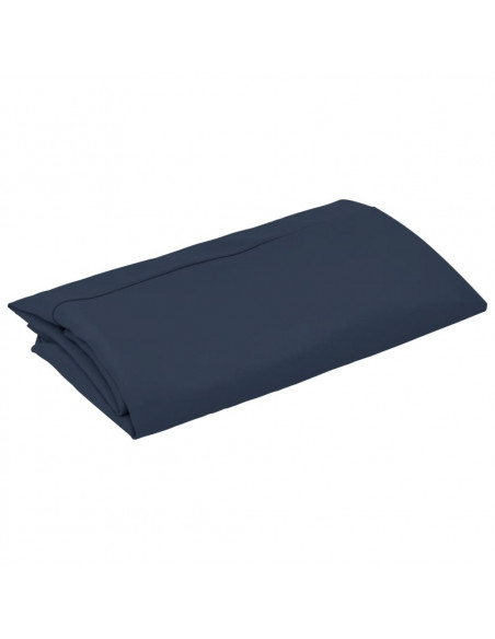 Telo di Ricambio per Ombrellone Bianco Blu 350 cm