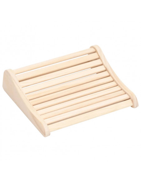 Poggiatesta per Sauna in Legno Massello di Pino