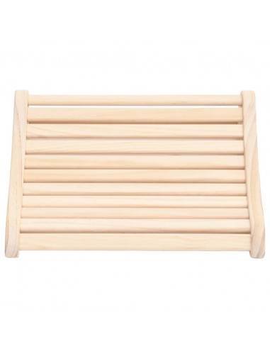 Poggiatesta per Sauna in Legno Massello di Pino
