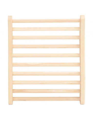 Schienale a Forma di S per Sauna in Legno Massello di Pino