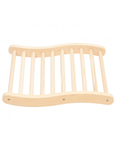 Schienale a Forma di S per Sauna in Legno Massello di Pino