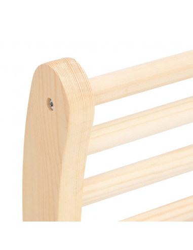 Schienale a Forma di S per Sauna in Legno Massello di Pino
