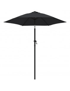 Ombrellone Nero 200x224 cm in Alluminio 2