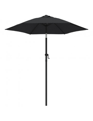 Ombrellone Nero 200x224 cm in Alluminio