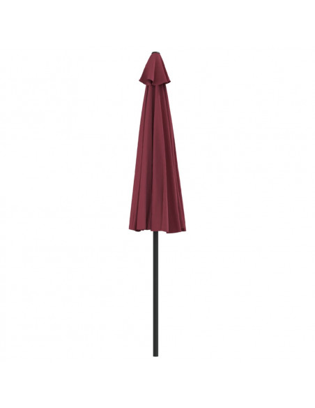 Ombrellone Balcone Palo in Alluminio Bordò 270x144x222cm a Metà