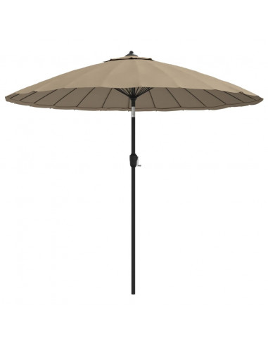 Ombrellone da Esterni con Palo in Alluminio 270 cm Grigio Talpa