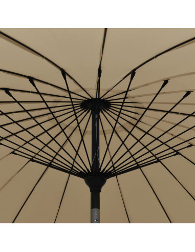 Ombrellone da Esterni con Palo in Alluminio 270 cm Grigio Talpa