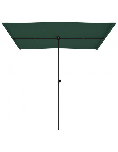 Ombrellone da Esterni con Palo in Alluminio 2x1,5 m Verde