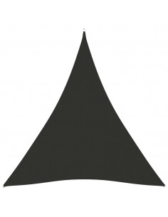 Parasole a Vela Oxford Triangolare 4x5x5 m Antracite 2