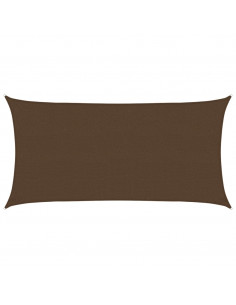 Vela Parasole 160 g/m² Marrone 2,5x4,5 m in HDPE 2